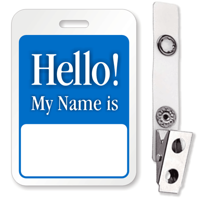 Aluminum Name Badges  Reusable Metal Name Tags
